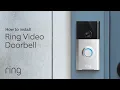 How To Replace a Wired Doorbell with Ring Doorbell DiY Install Ring