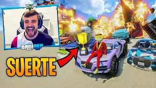 EL ÚLTIMO EXPLOTA CON COCHES ALEATORIOS! TENGO MUCHA SUERTE!! - GTA 5 ONLINE
