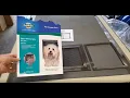 How to install a pet door in your patio screen door PetSafe Pet Screen Door review