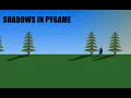 pygame tutorial - 2d shadows