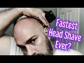 Fastest Head Shave Ever With Skull Shaver Pitbull Gold Pro