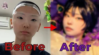 You're going to dress up with this face?