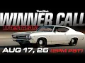 Calling The WINNER of RM34 - 1969 Chevy Chevelle 50 000 Cash AUG 17 2026