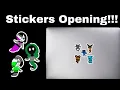 Opening Stickers Samples