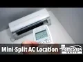 Where are the optimal locations for mini split AC heads