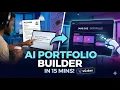 I Built This Portfolio in 15 Minutes Using AI and you can too NO CODE AI Tutorial 2026