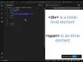 Learn HTML span div in 4 minutes ASMR Coding CodeCraft by MAK