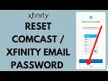 How to Reset Comcast Email Password Recover Comcast Account Forgot Password