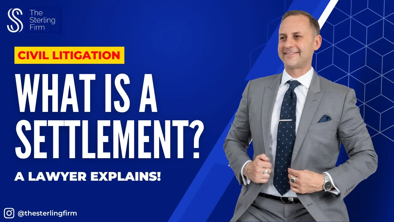 WHAT IS A SETTLEMENT? MEANING OF SETTLEMENT AGREEMENT IN LAW