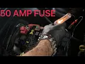 HOW TO TEST 50 AMP FUSES WITH TEST LIGHT