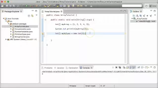 Java Tutorial 6 - Arrays