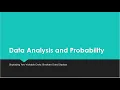 Bivariate Data Display