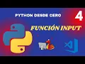 PYTHON FROM SCRATCH INPUT FUNCTION