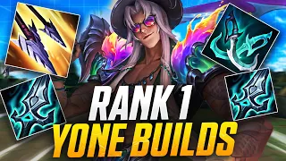 ALL YONE BUILDS EXPLAINED BY THE RANK 1 YONE PLAYER