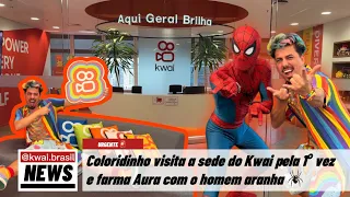 Visitei a sede do KWAI e farmei AURA com o Homem Aranha 🕷️😱🔥