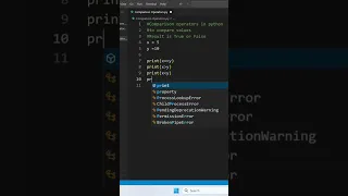 Comparison Operators in Python