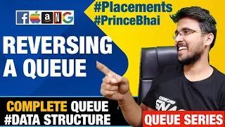 Reverse a Queue using recursion Stacks Queues hindi queue playlist Hello World
