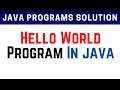 First program in java Urdu Hindi Technical Hassan Ali