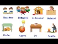 prepositions in on under among Prepositions Prepositions With pictures