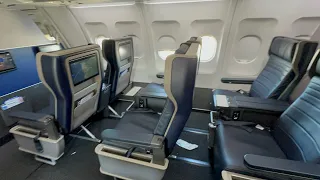 NEW United First Class Seat Domestic Review and Seat tips - Airbus A319 united