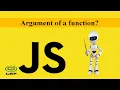 Javascript for Beginners 2020 arguments of a function