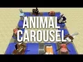 How to Make a Rideable Animal Carousel in Minecraft