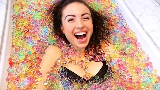 orbeez bath challenge 200 000 orbeez experiment 