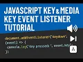 JavaScript Key Media Key Event Listener Tutorial Detect Keyboard Keys