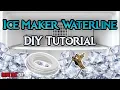 Ice Maker Supply Line Install Homeowner Tutorial