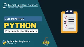 Lists in Python Strings EES Python development in Tamil