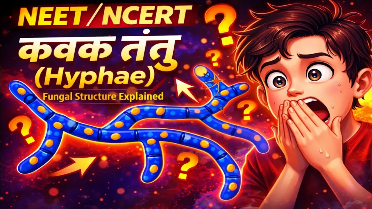 कवक तंतु क्या होता है ? | Hyphae Explained | Jeev Jagat Vargikaran Part 22