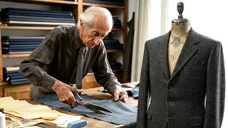 SASTRES JUBILADOS vuelven a coser: CHAQUETA A MEDIDA desde cero | Un oficio EN EXTINCIÓN