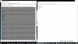 1 Variables creating and running external srcript interactive Shell
