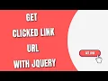 Get Clicked Link URL with jQuery HowToCodeSchool com