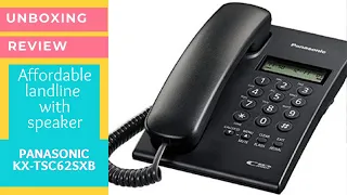 Download Panasonic KX-TSC62SXB Corded Landline Telephone | Budget phone with Speaker | Unboxing and Review MP3