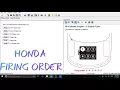HONDA CIVIC ACCORD ODYSSAY DEL SOL ACURA INTEGRA ACURA VIGOR 4 CYLINDER 6 CYLINDER FIRING ORDER