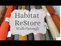 Habitat ReStore Walkthrough Amazing Vintage Pieces