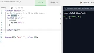 Basic Algorithm Scripting Falsy Bouncer