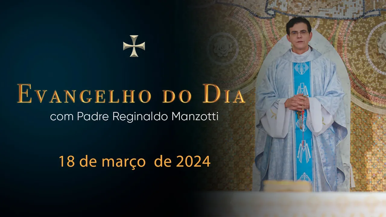 EVANGELHO DO DIA | 18/03/2024 | Jo 8, 1 - 11 ss | @PadreManzottiOficial