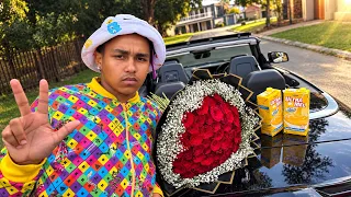 Surprising Thando With Flowers As A Skothane!!