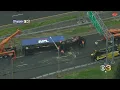 All Lanes Still Closed After Tractor Trailer Overturns On New Jersey Turnpike