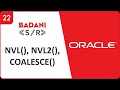 NVL Function in ORACLE Hindi How to handle null values in oracle