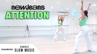 Download NewJeans (뉴진스) - 'Attention' - Dance Tutorial - SLOW MUSIC + MIRROR (Chorus 1 + 2) MP3