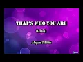 That s Who You Are by Megan Tibbits