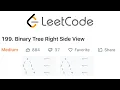 LeetCode Binary Tree Right Side View Explained - Java