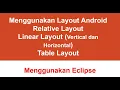 Android Eclipse Layout