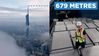 building the world s second tallest skyscraper