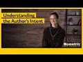 Understanding The Author s Intent