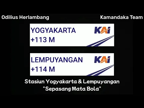 Download MP3 BARU!!! Bel Kedatangan Stasiun Yogyakarta \u0026 Lempuyangan - Sepasang Mata Bola by Purwaka Music