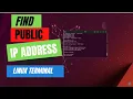 How to Get Public IP from Terminal on Linux Ubuntu